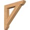 Ekena Millwork Traditional Slat Smooth Bracket, Western Red Cedar, 5 1/2"W x 38"D x 38"H BKT06X38X38TRA06SWR - alternate 1